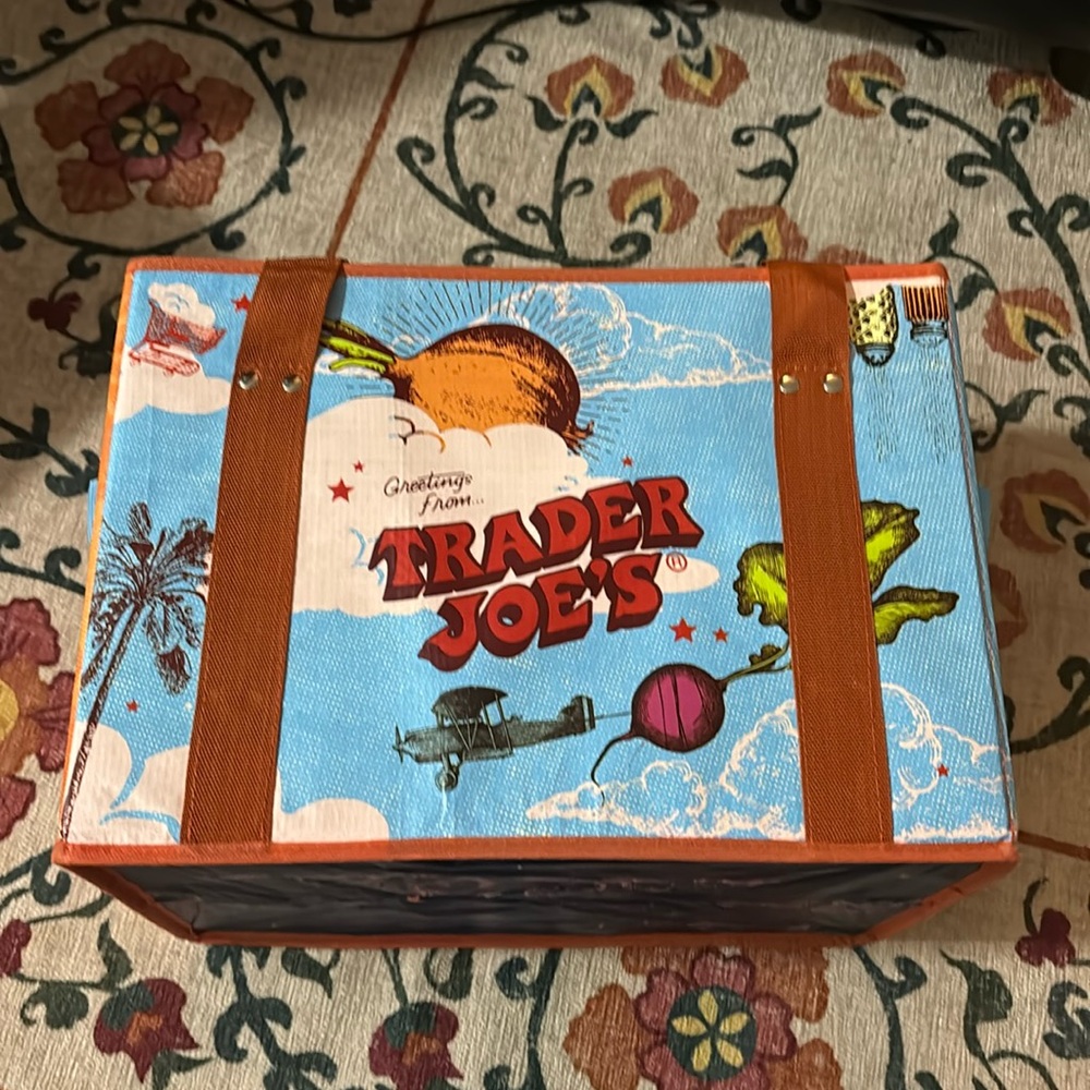 Trader Joe’s Collapsibl Grocery Tote Bag NWT